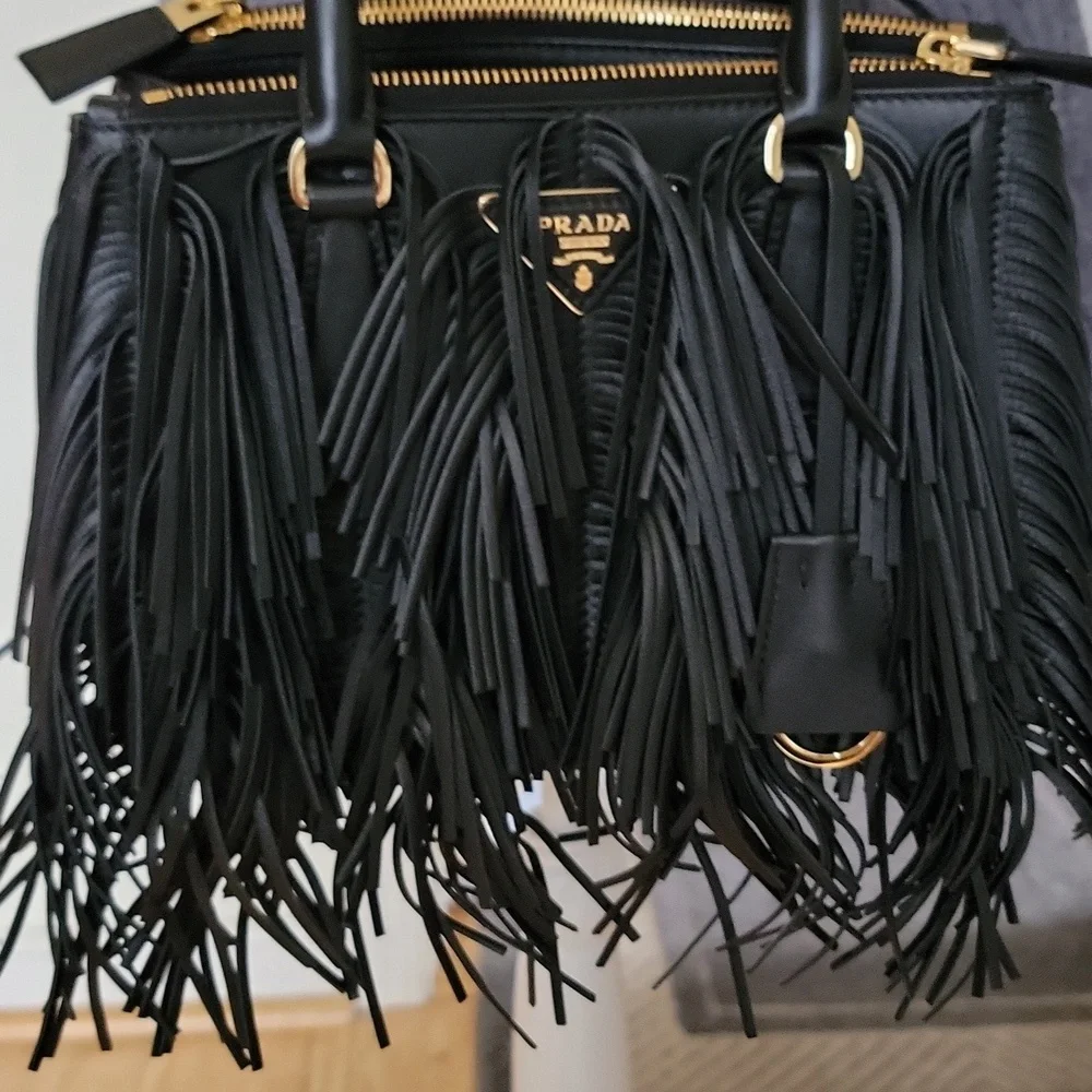 Prada Galleria Fringe Handbag on Website Now - Picture 3 of 16